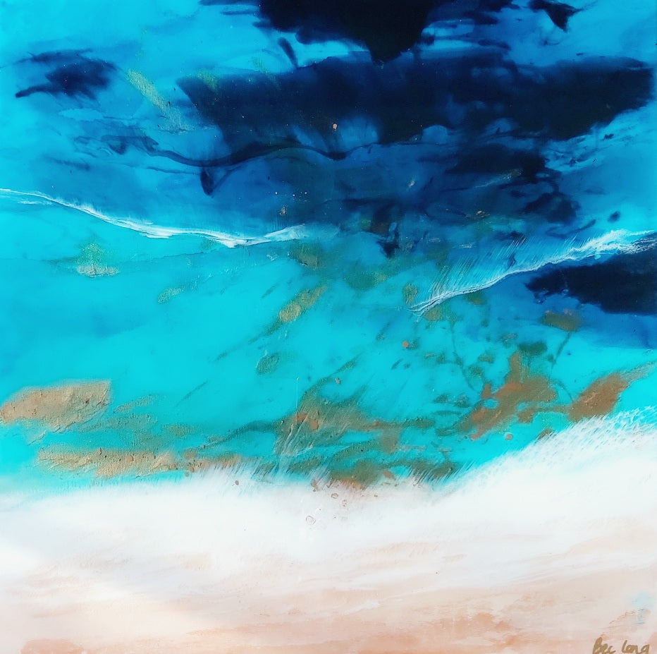 Electric Dreams- OCEAN - resin Art - Belong Design