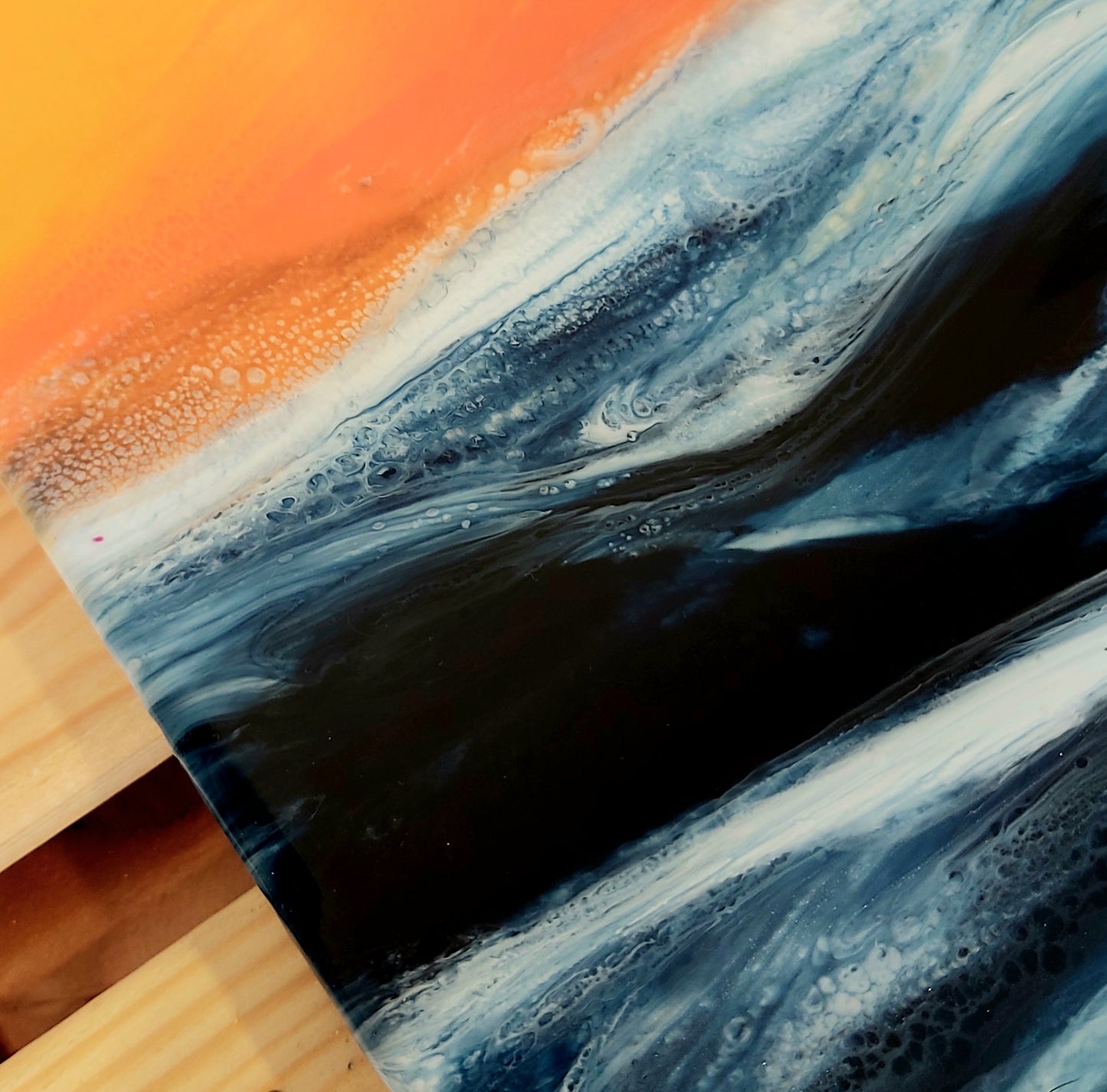 Resin Art - Ocean Sunset