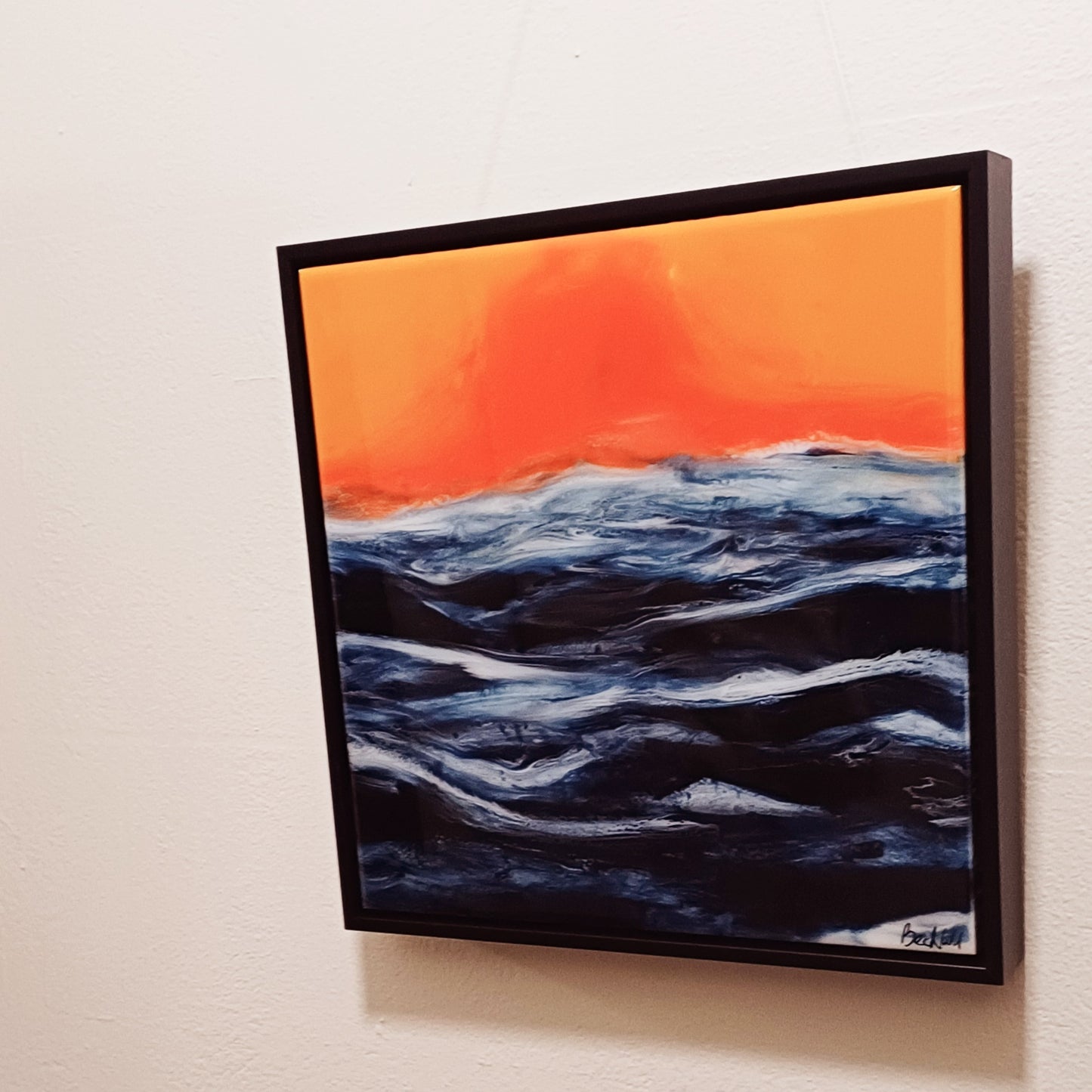 Resin Art - Ocean Sunset