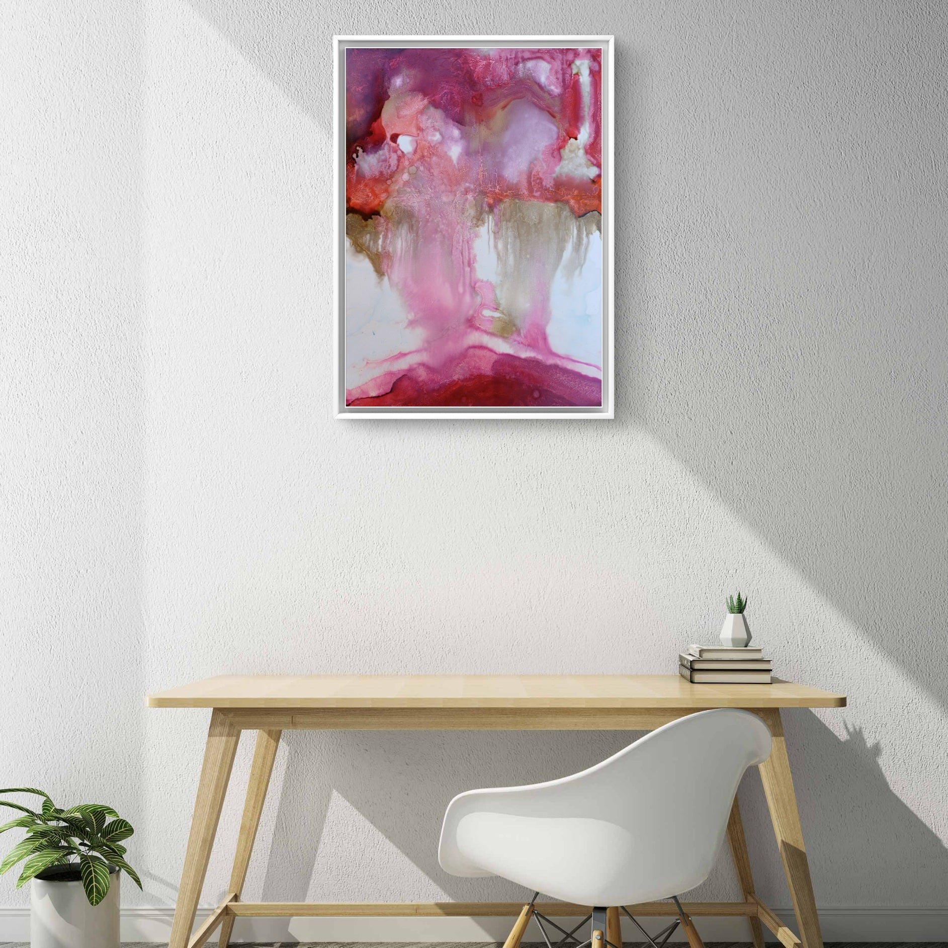 ABSTRACT ART ON PAPER - A4 - 1 - Belong Design
