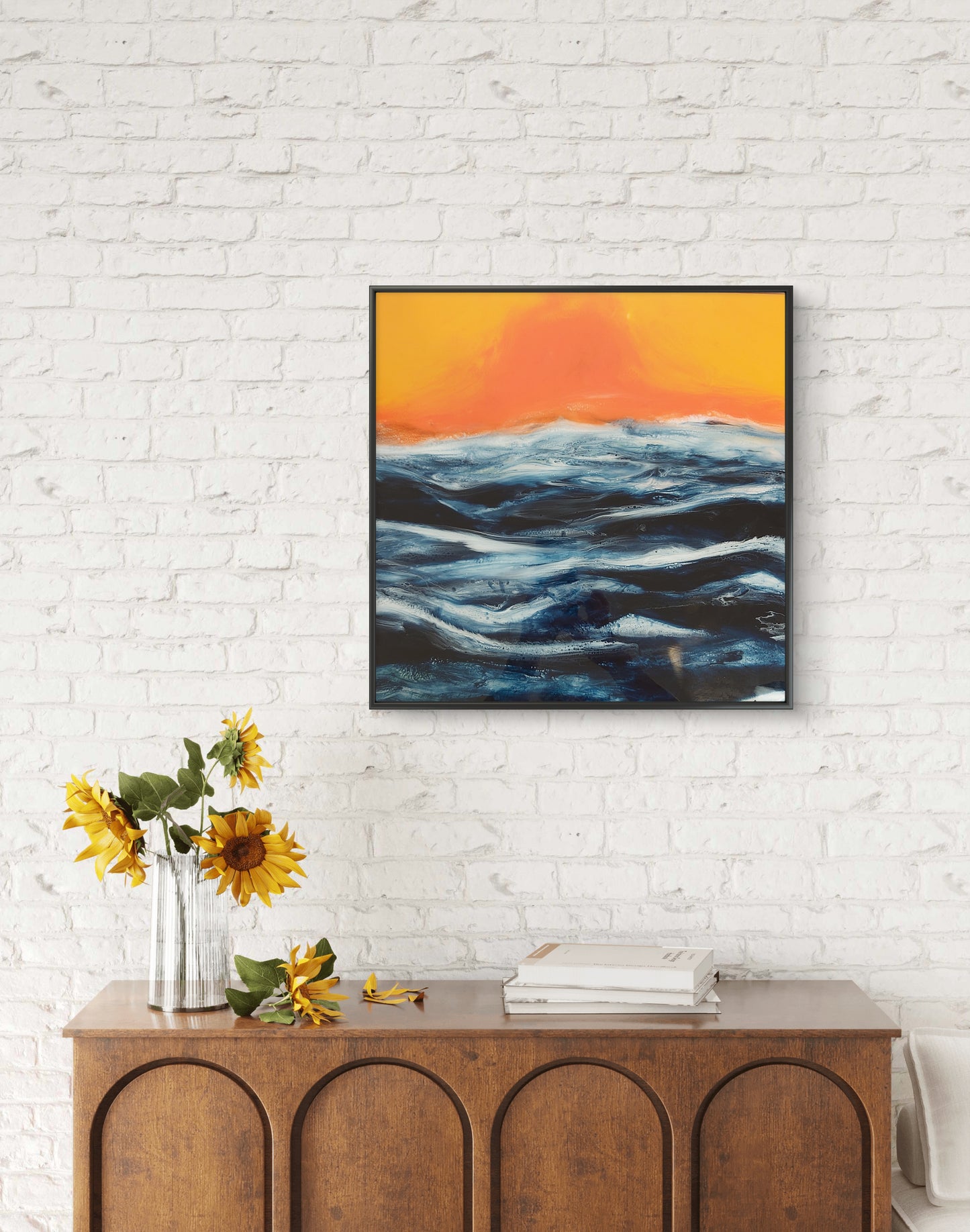 Resin Art - Ocean Sunset