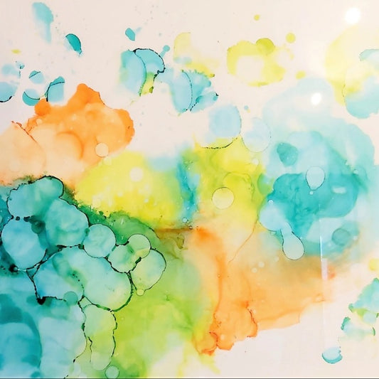 ABSTRACT ART- ALCOHOL INK - Belong Design
