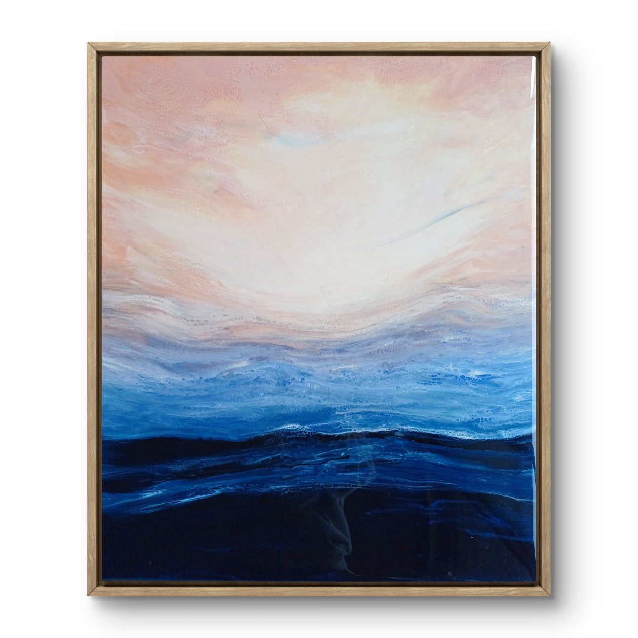 Resin Art - ocean sunset - Belong Design