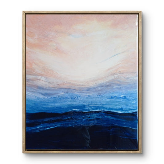 Resin Art - ocean sunset - Belong Design