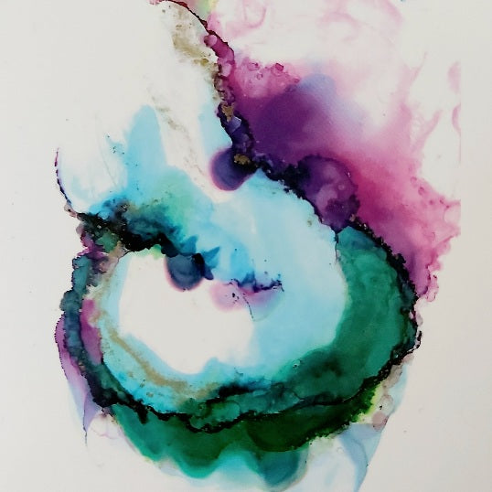 Alcohol Ink Art Workshop - July 5th, 10am - Belong Design