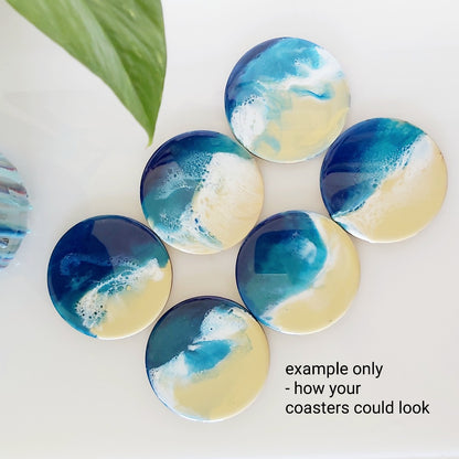 Resin Coaster Set Kit - Ocean - Belong Design