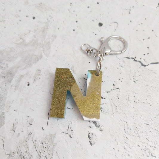 Letter Key Ring - N - Belong Design