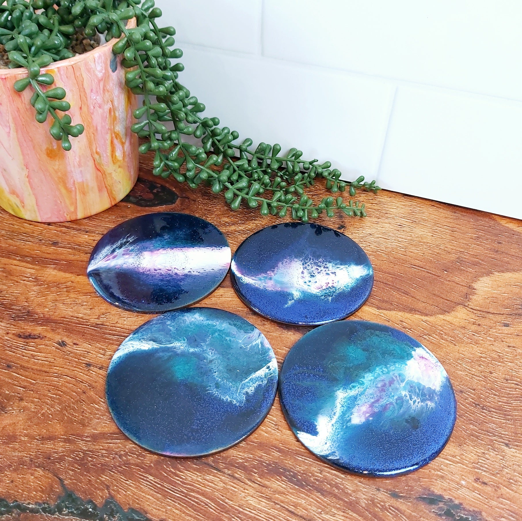 COASTER SET - Resin Art - Belong Design