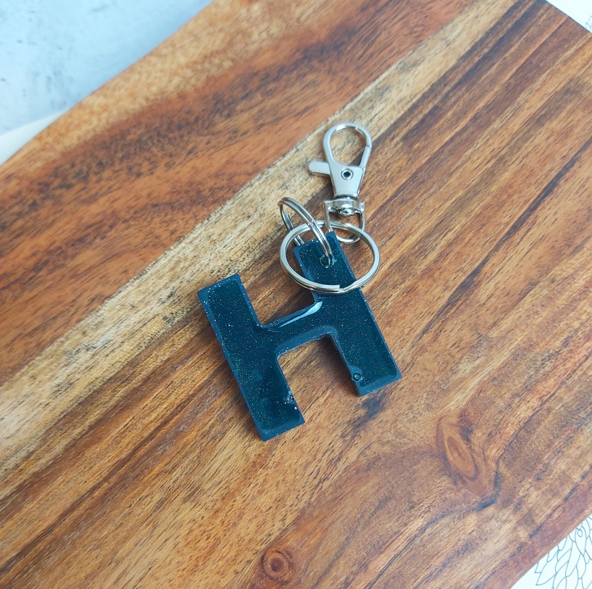 Letter Key Ring - H - Belong Design