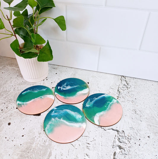 COASTER SET - Resin Art