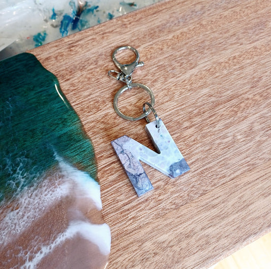 Letter Key Ring - N - Belong Design