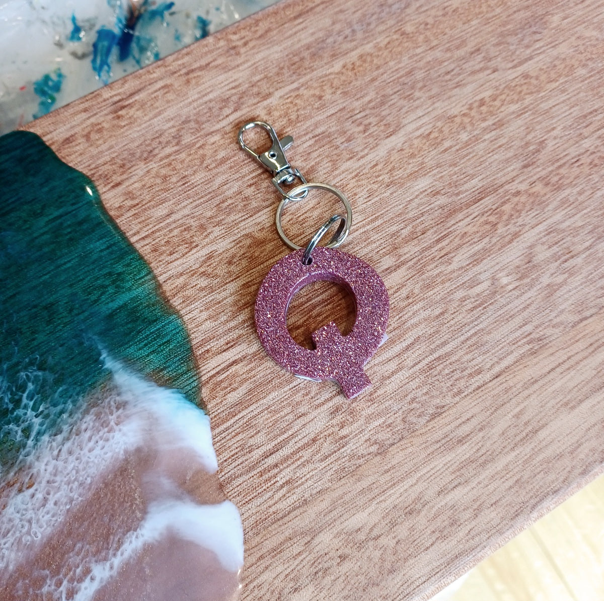 Letter Key Ring - Q - Belong Design