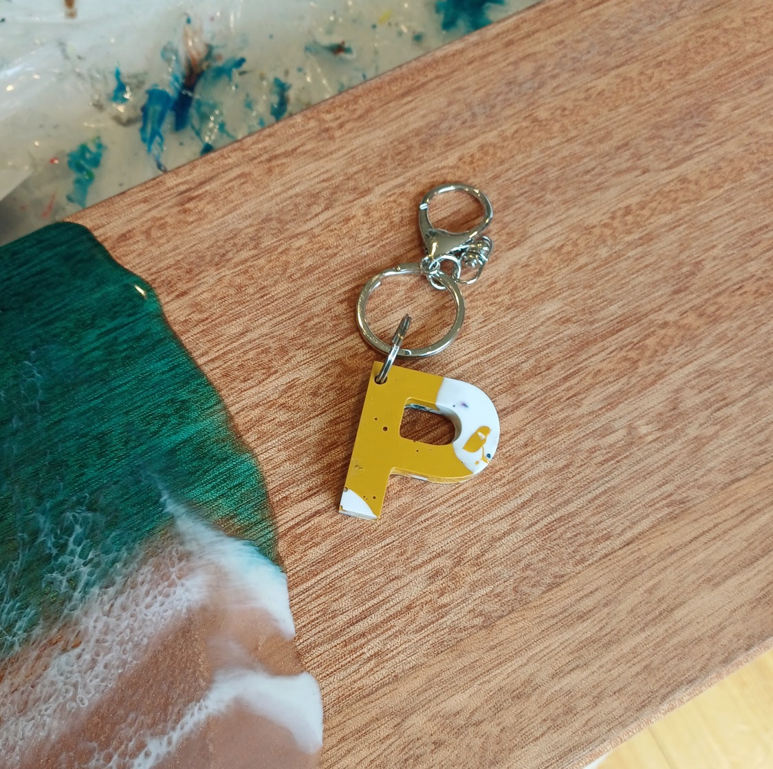 Letter Key Ring - P - Belong Design