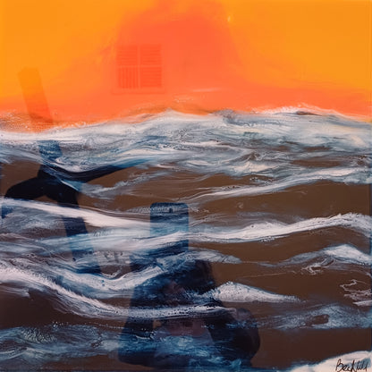 Resin Art - Ocean Sunset