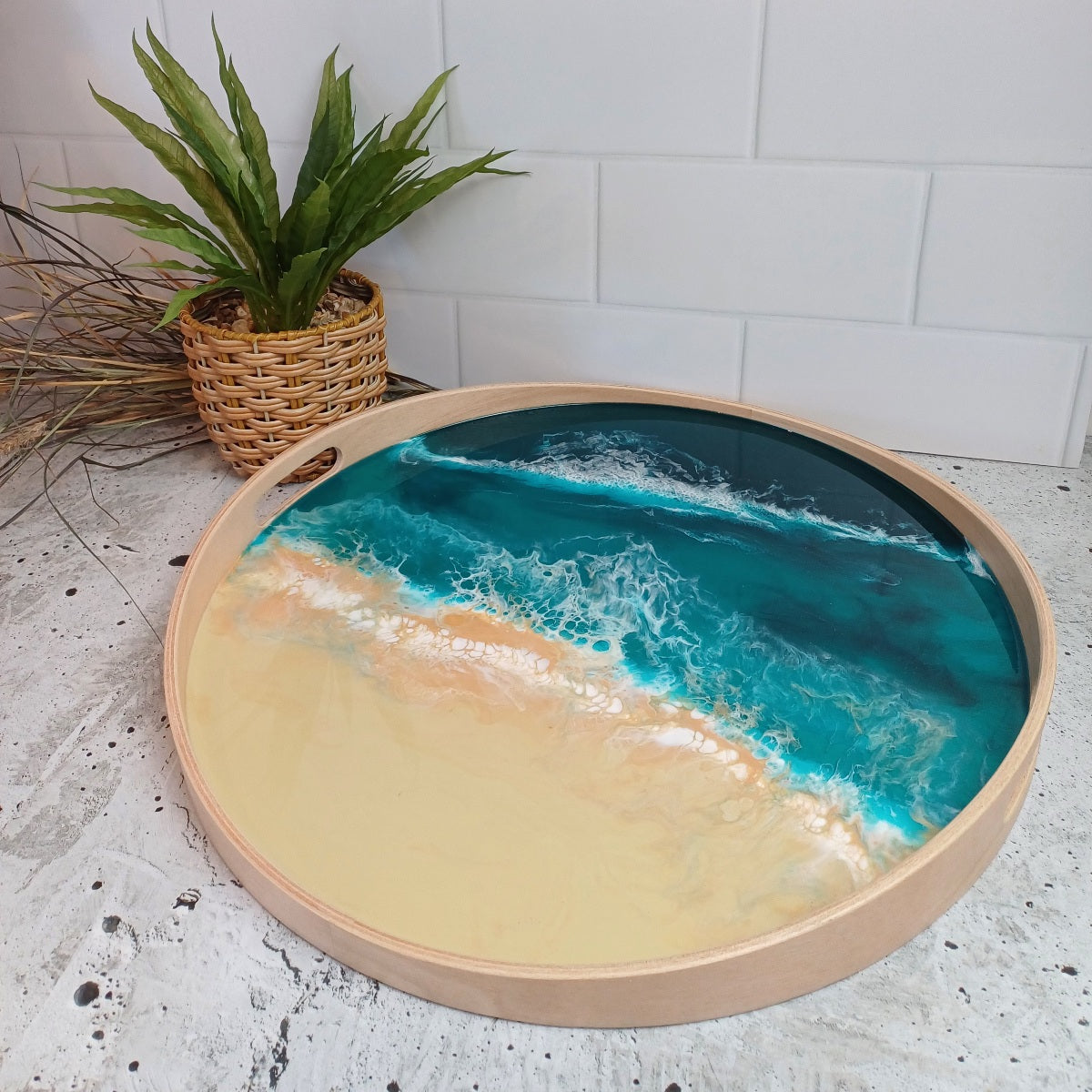 SERVING TRAY - Large Ocean