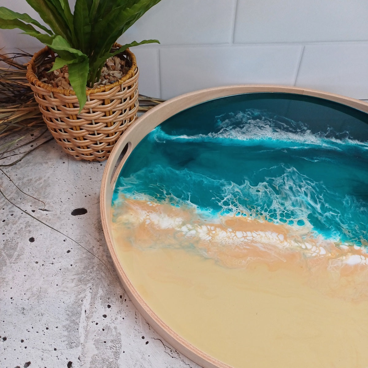 SERVING TRAY - Large Ocean