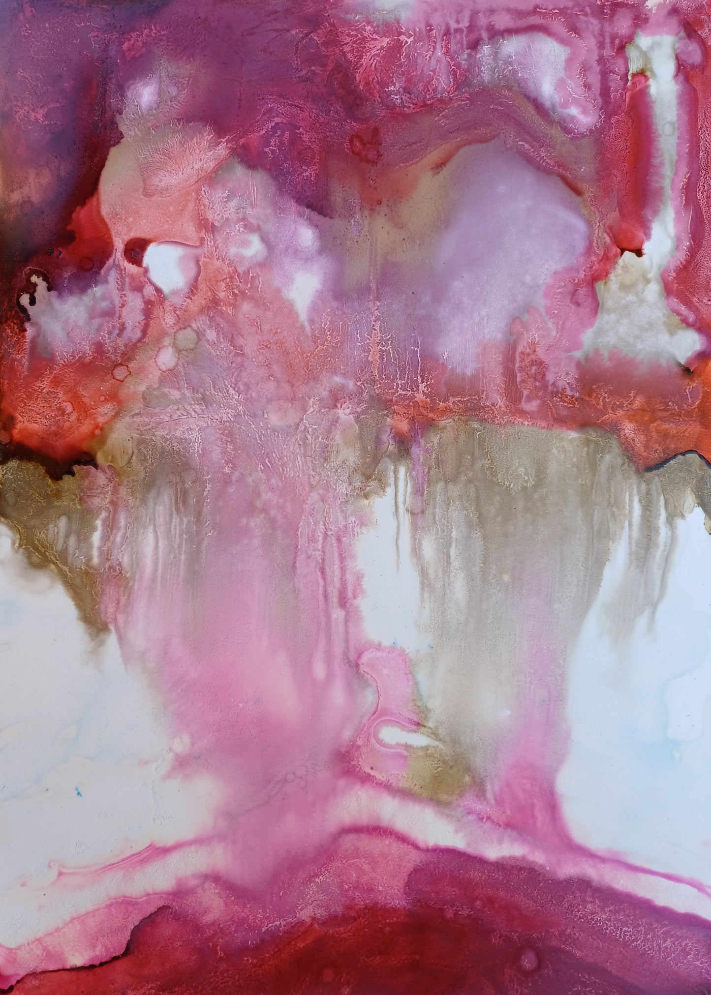 ABSTRACT ART ON PAPER - A4 - 1