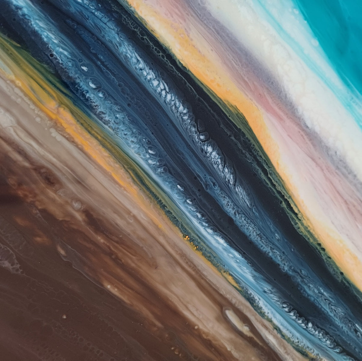 RESIN ART - Down to the Shore - Belong Design