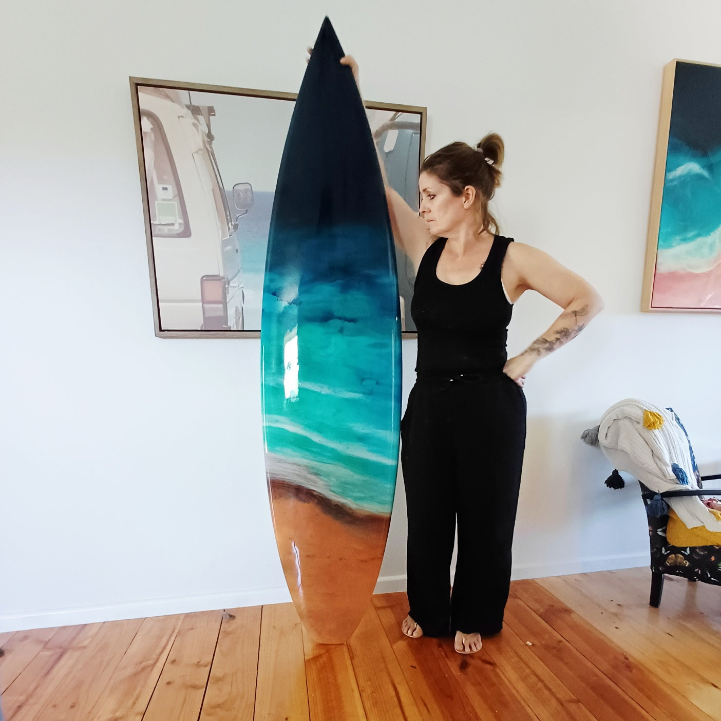 RESIN ART - Surfboard Art