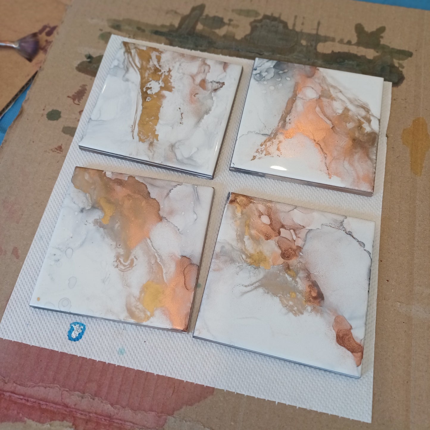 ART WORKSHOP - Alcohol Ink Art, 8th August, 10am - Belong Design