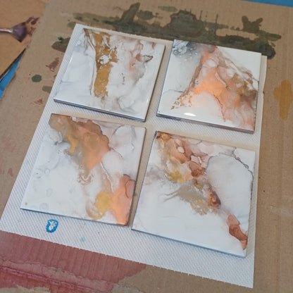ART WORKSHOP - Alcohol Ink Art, 8th August, 10am - Belong Design