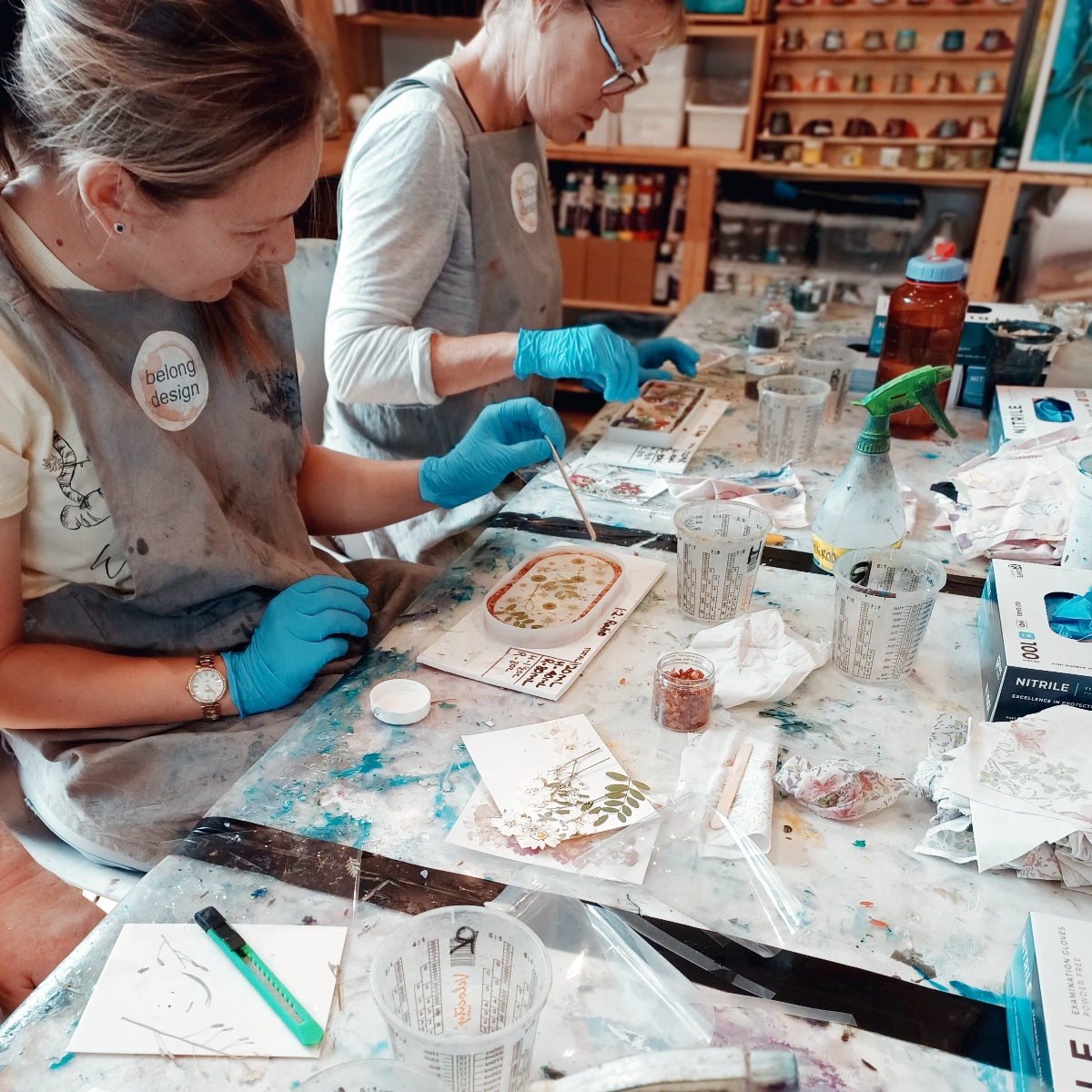 RESIN FLOWER CASTING WORKSHOP - May 2nd, 10 am - Belong Design