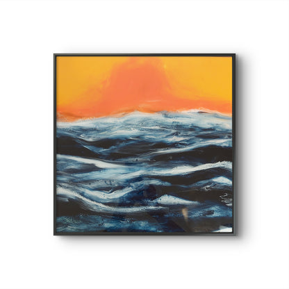 Resin Art - Ocean Sunset