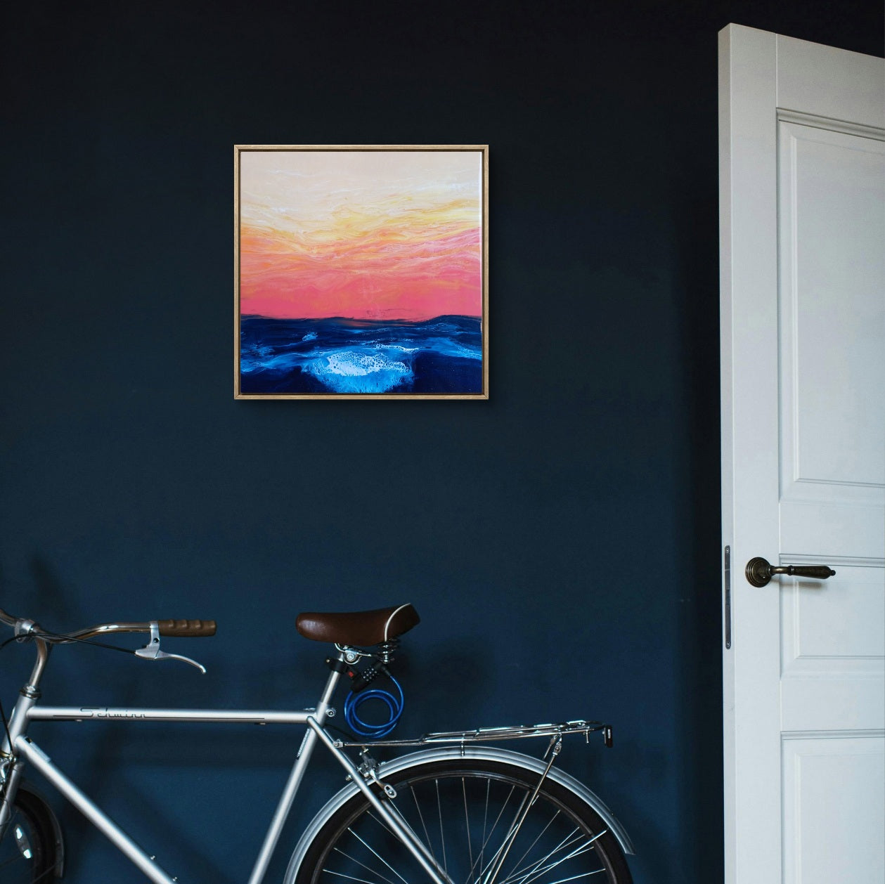 Resin Art - Ocean Sunset - Belong Design
